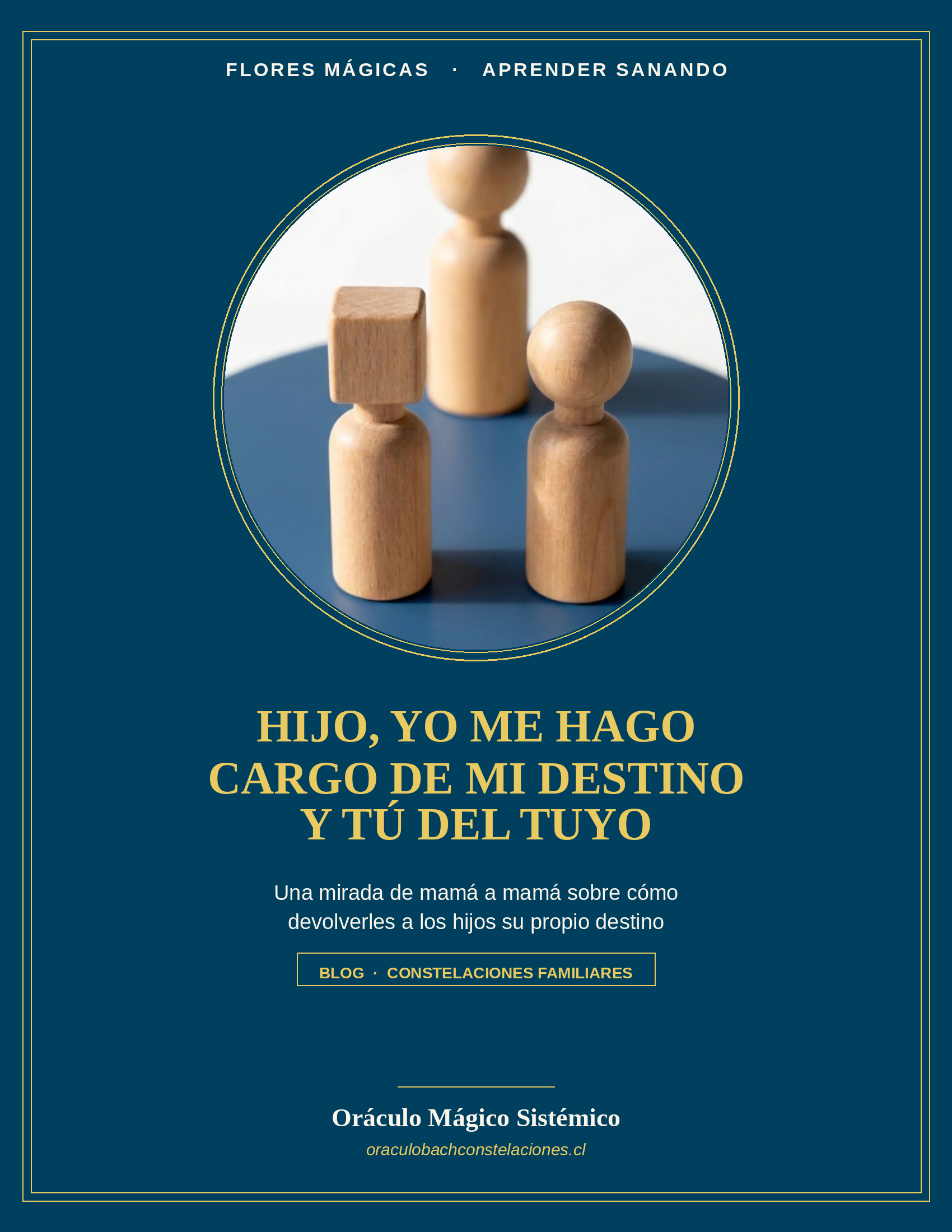 Hijo, yo me hago cargo de mi destino y tú del tuyo